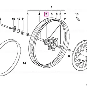 Wheel hub - BMW Motorrad Cumpără online