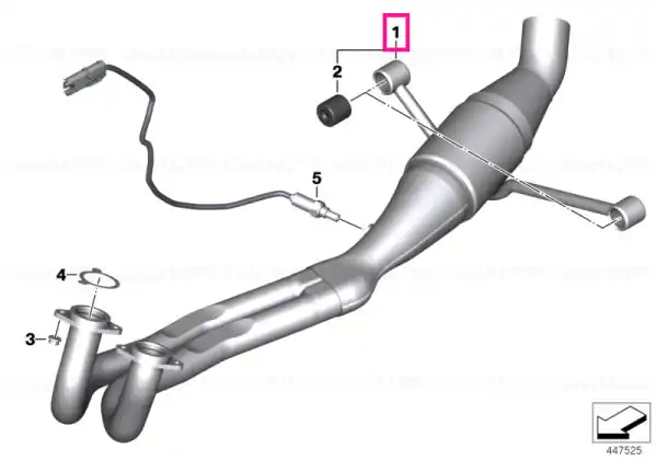 Exhaust manifold - BMW Motorrad Bestseller