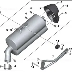 Vezi acum Rear silencer - BMW Motorrad