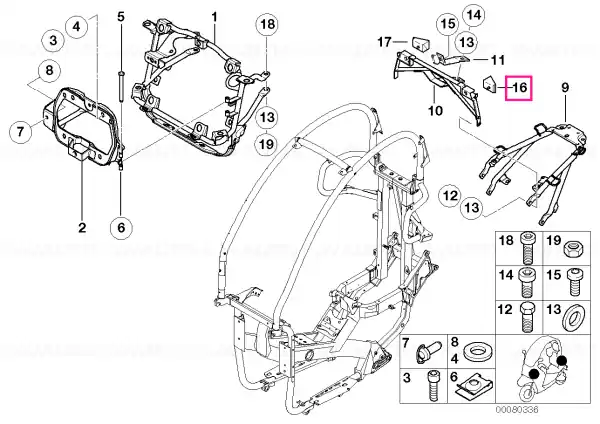 Reducere extra Support left - BMW Motorrad