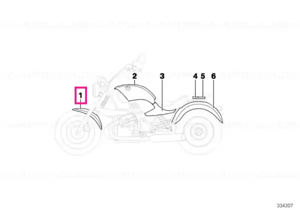 Popular Capac roată, grunduit, față - BMW Motorrad