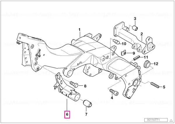 Suport motor dreapta - BMW Motorrad Reducere specială