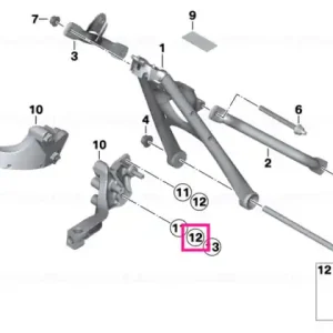 Bestseller Șurub ISA M8X35 - BMW Motorrad