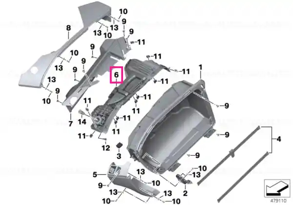 Locking mechanism, left - BMW Motorrad Disponibil imediat