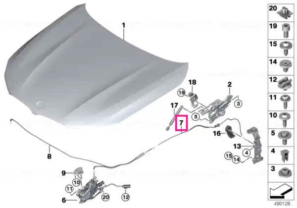 Bowden cable - BMW Cel mai bun preț