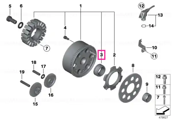 Free wheel - BMW Motorrad Doar azi