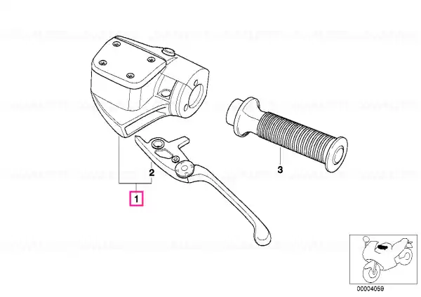 Clutch control assembly - BMW Motorrad Ofertă exclusivă