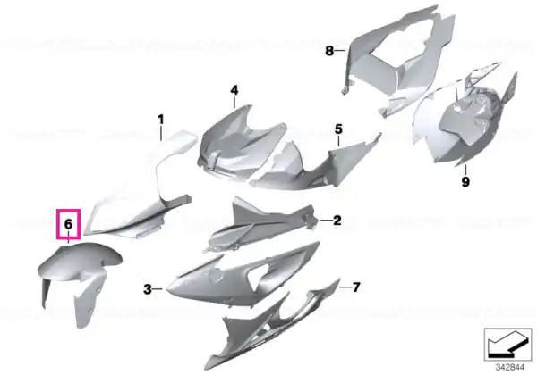 Livrare expres Capac roată față GRANITE-GREY - BMW Motorrad