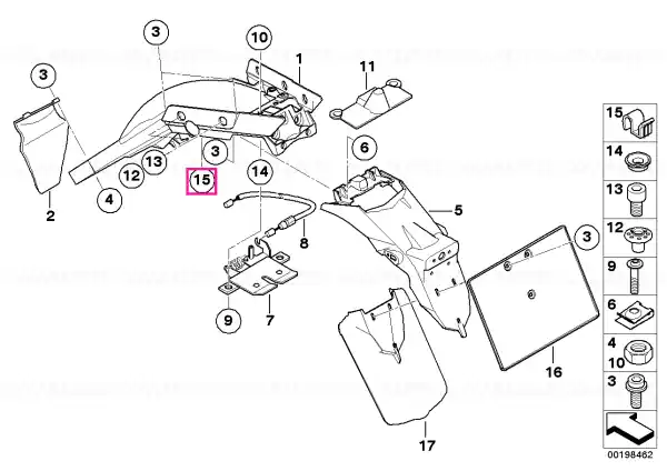 Reduceri Cable holder - BMW Motorrad