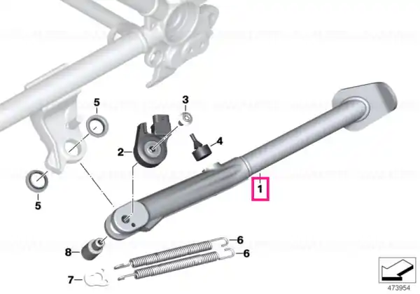 Side stand - BMW Motorrad Nu rata