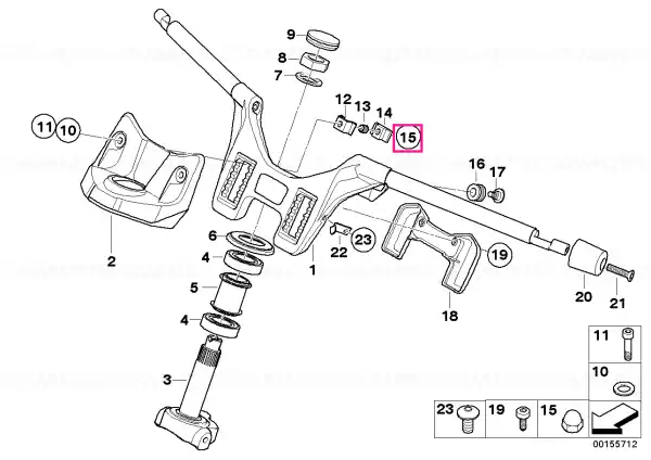 Ultima șansă Piuliță cu capac M8 - BMW Motorrad