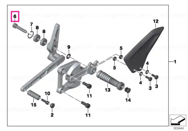 Șurub cilindric M8X40 - BMW Motorrad Calitate înaltă