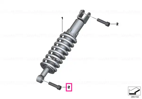 Șurub cap cilindric M12X45-8.8 - BMW Motorrad Livrare rapidă