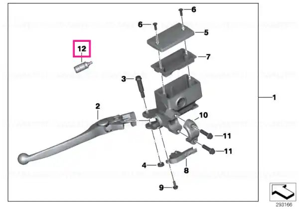 Piston D=14 - BMW Motorrad Doar azi