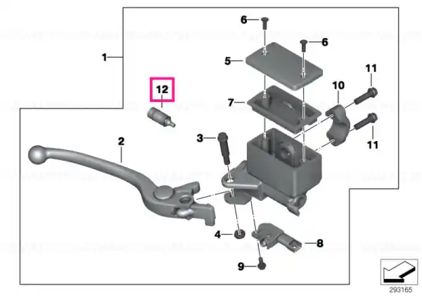 Piston D=12,7 - BMW Motorrad Mai ieftin