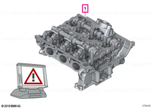 Cumpără online Cylinder head with valve gear - BMW - Mini