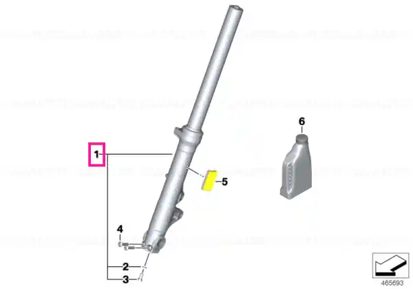 Reducere specială Fork leg right - BMW Motorrad