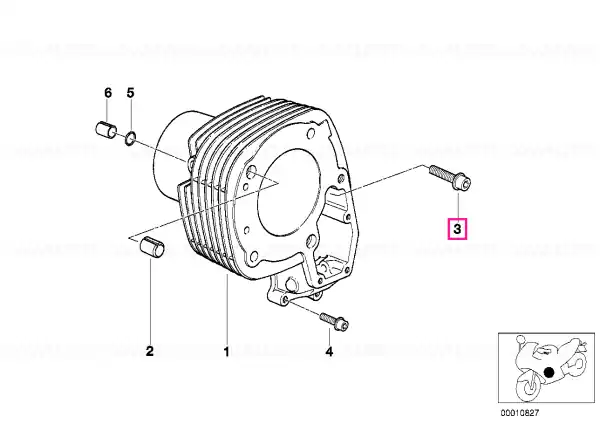 Preferatul clienților Șurub ISA M8X30 - BMW Motorrad