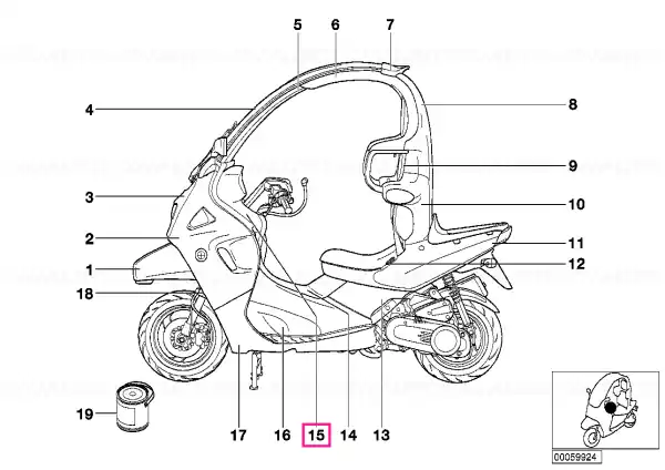 Cumpărături sigure Coperiș genunchi, NEGRU SCHWARZ - BMW Motorrad