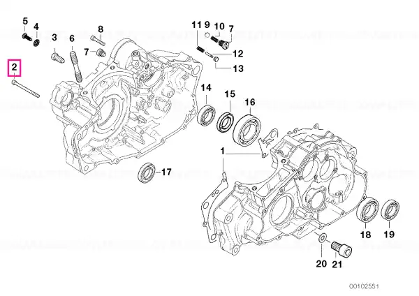 Cel mai vândut Șurub cilindric M6X75 - BMW Motorrad