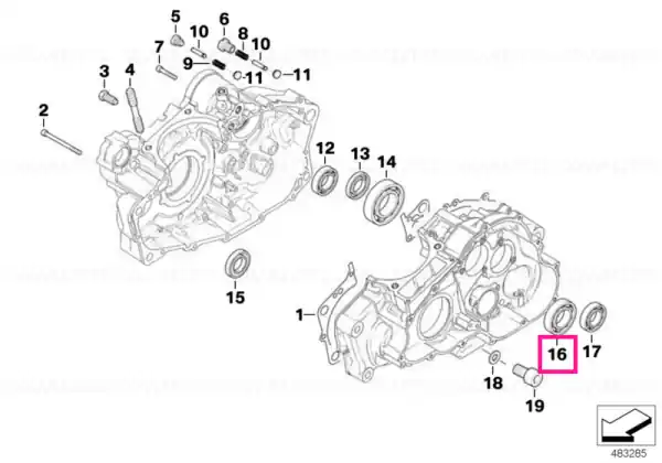 Reducere de preț Grooved ball bearing 25X52X15 - BMW Motorrad