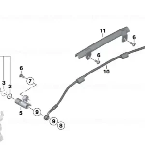 Brake pipe - BMW Motorrad Nu rata