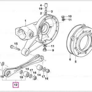 Black rod L=385MM - BMW Motorrad Noutate
