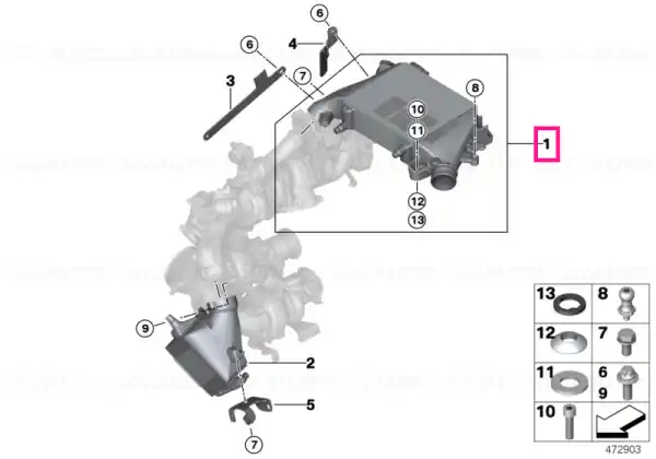Transport gratuit Radiator Intercooler - BMW Seria 5 G30 G31, Seria 7 G11 G12, X5 G05, X6 G06, X7 G07