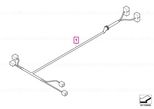 Wiring harness, engine, injector module - BMW Chilipir