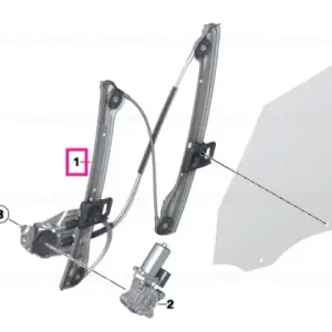 Window lifter without motor,front left - BMW - Mini Livrare expres