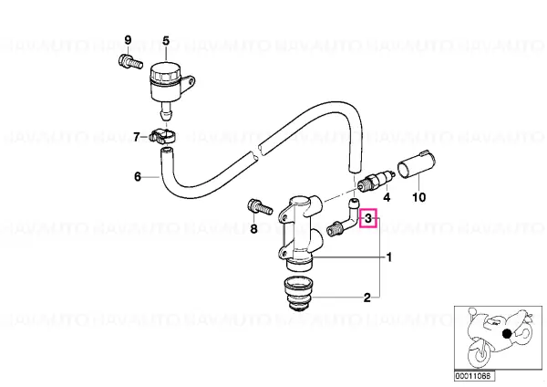 Preț promoțional Hose connector - BMW Motorrad