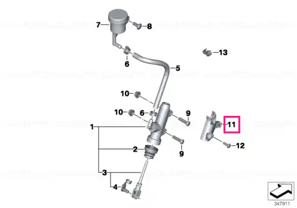 Noutate Brake-hose guide - BMW Motorrad