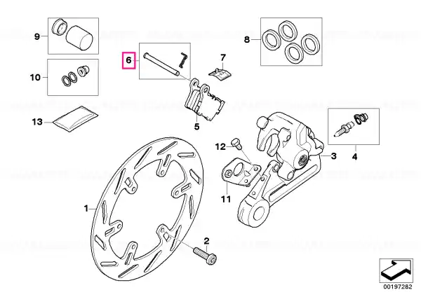 Mounting parts - BMW Motorrad Reduceri