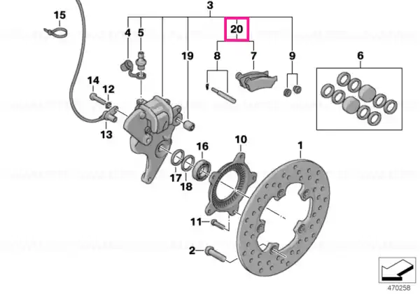 Mai ieftin Brake pads kit - BMW Motorrad