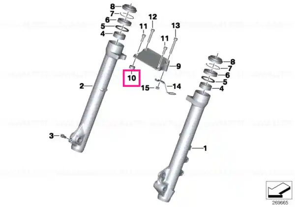 Spacer, black - BMW Motorrad Noutate