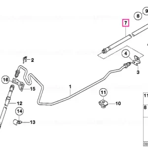 Brake hose rear - BMW Motorrad Ofertă de sezon