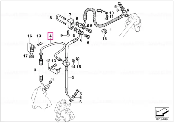 Reducere specială Brake pipe - BMW Motorrad