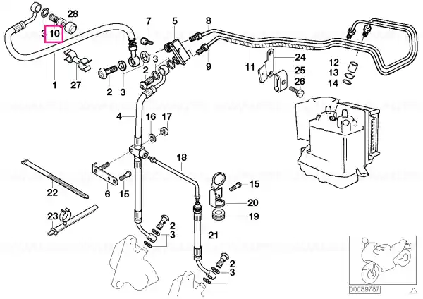 Ventilation bolt - BMW Motorrad Noutate