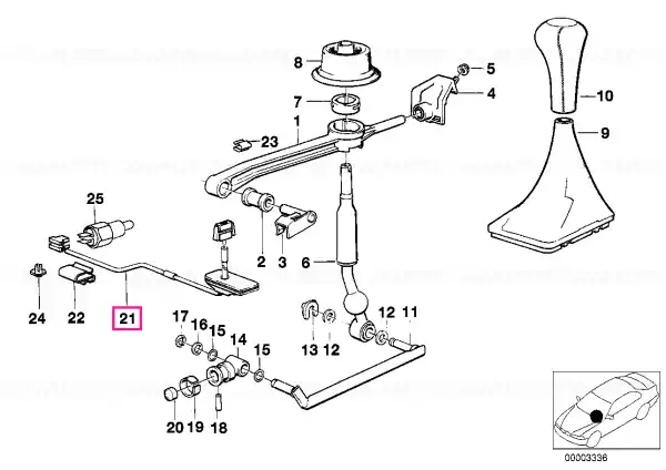 Tubing reversing light switch - BMW Cel mai bun preț