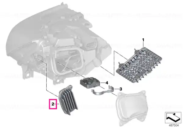 LED module, daytime running lights, left - BMW Cumpără acum