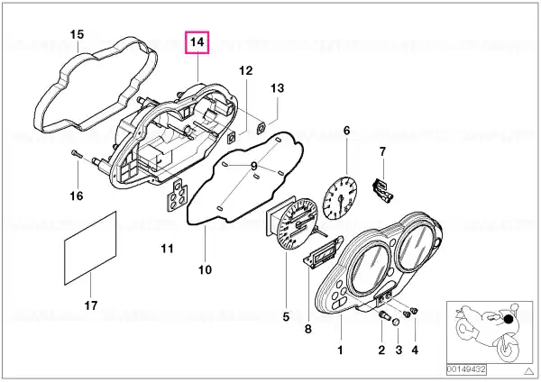 Carcasă partea inferioară - BMW Motorrad Cel mai vândut