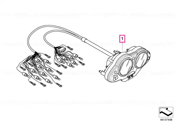 Vezi acum Instrument cluster KM/H CAN - BMW Motorrad