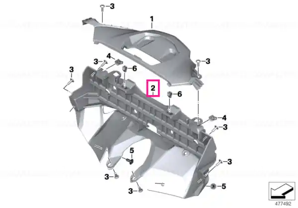 Mount for taillight - BMW Motorrad Noutate