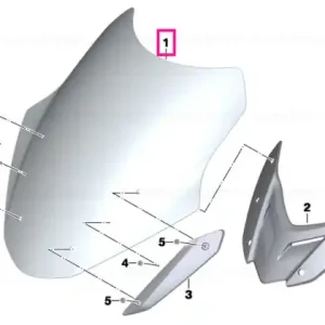 Windshield, low - BMW Motorrad Reduceri