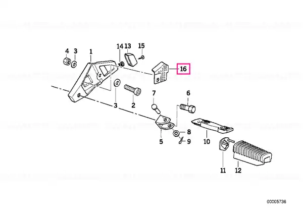 Insertie stânga - BMW Motorrad Plată securizată