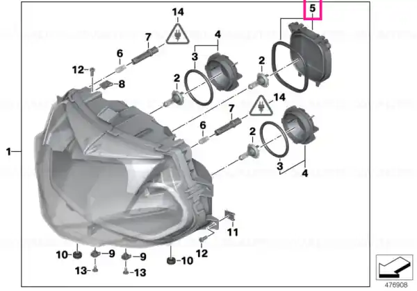 Capac cu garnitură - BMW Motorrad Chilipir