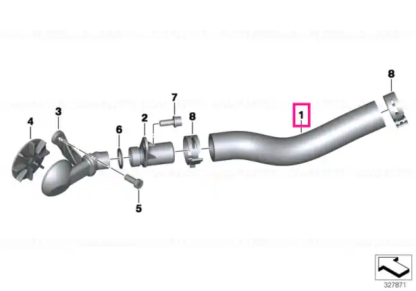 Furtun ventilație - BMW Motorrad Nu rata