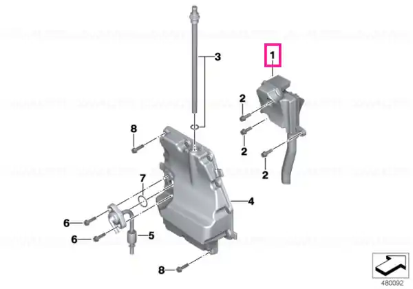 Oil separator - BMW Motorrad Livrare gratuită