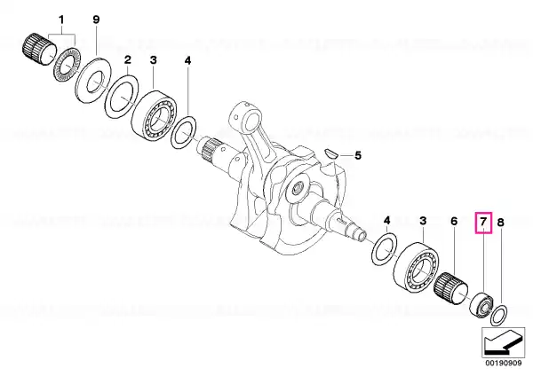 Cumpără acum Grooved ball bearing 32X12X10 - BMW Motorrad