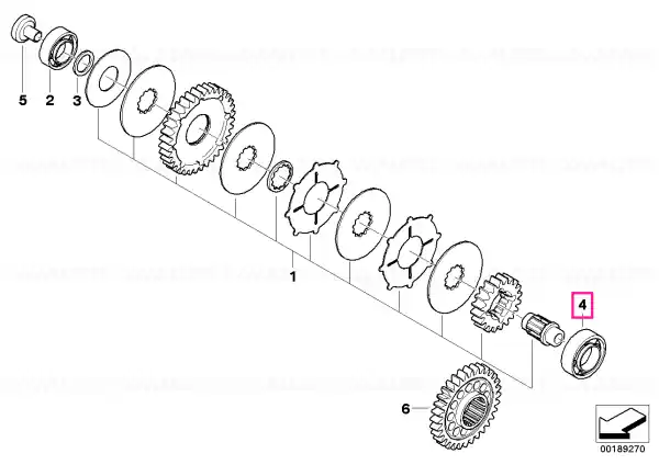 Reducere de preț Grooved ball bearing 35X17X10 - BMW Motorrad